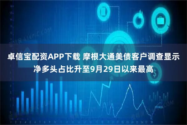 卓信宝配资APP下载 摩根大通美债客户调查显示净多头占比升至9月29日以来最高